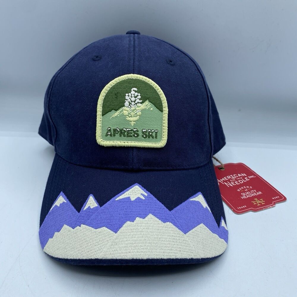 Free People FP Movement Apres Ski Hat OSFA Baseball Cap Navy GorpCore Boho NWT
